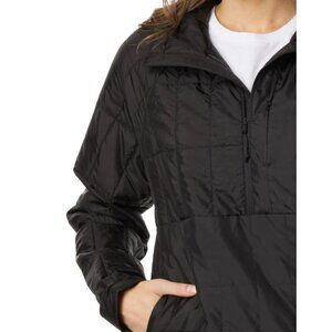 The North Face Womens black size XL 1/4 puffer pullover Circaloft eco hoodie